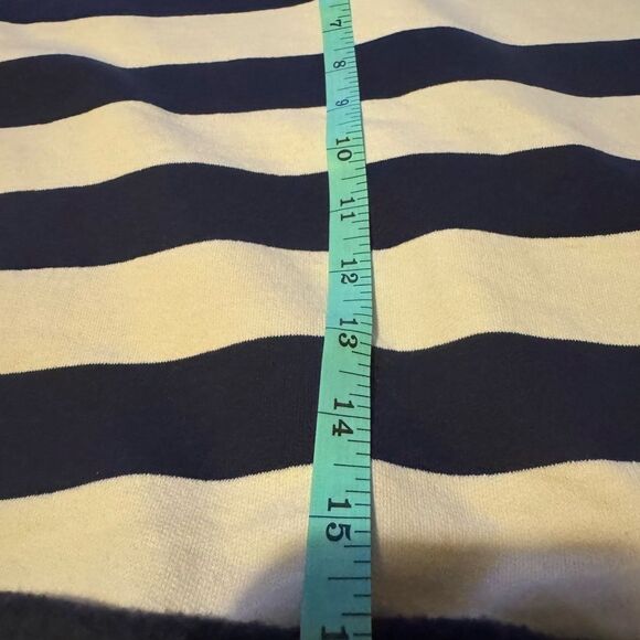 BRANDY MELVILLE OS Navy and White Striped Crop Women Nautical Sweater Preppy - Picture 4 of 6